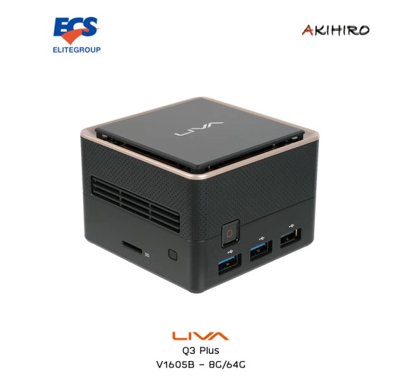 MINIPC (มินิพีซี) ECS LIVA Q3 PLUS (V1605B-8G/64G)